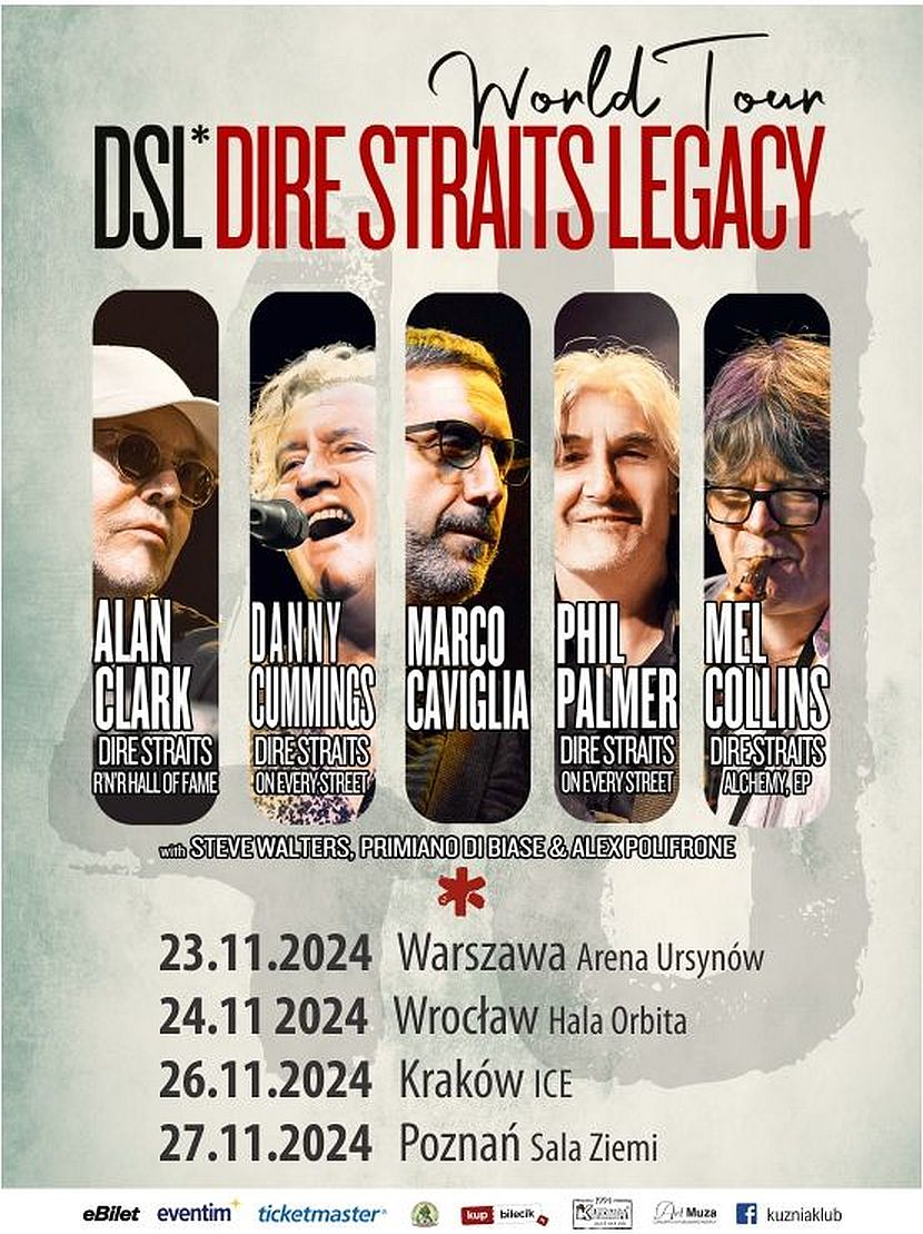 Dire Straits Legacy plakat trasa 2024 830
