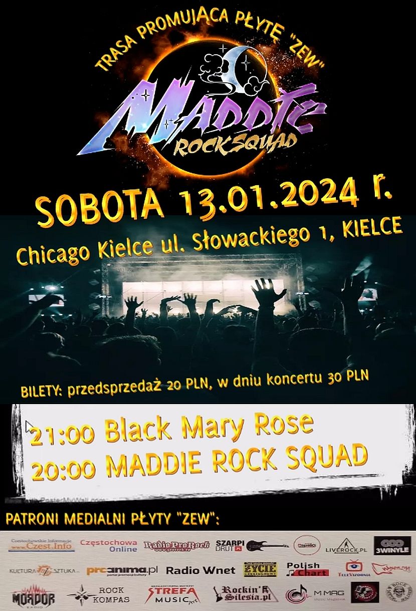 Maddie Koncert Kielce PLAKAT830